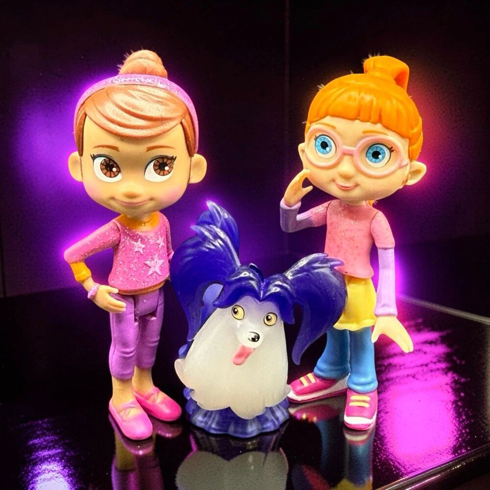 Disney Jr Vampirina Friends Poppy, Bridget & Wolfie Figures 3” A70